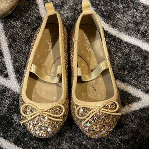 Cat and Jack gold shoes for toddler
